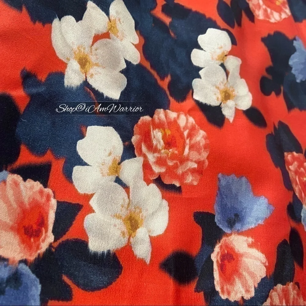 J.Crew Collection sunset garden silk blend midi dress *shop@iamwarrior